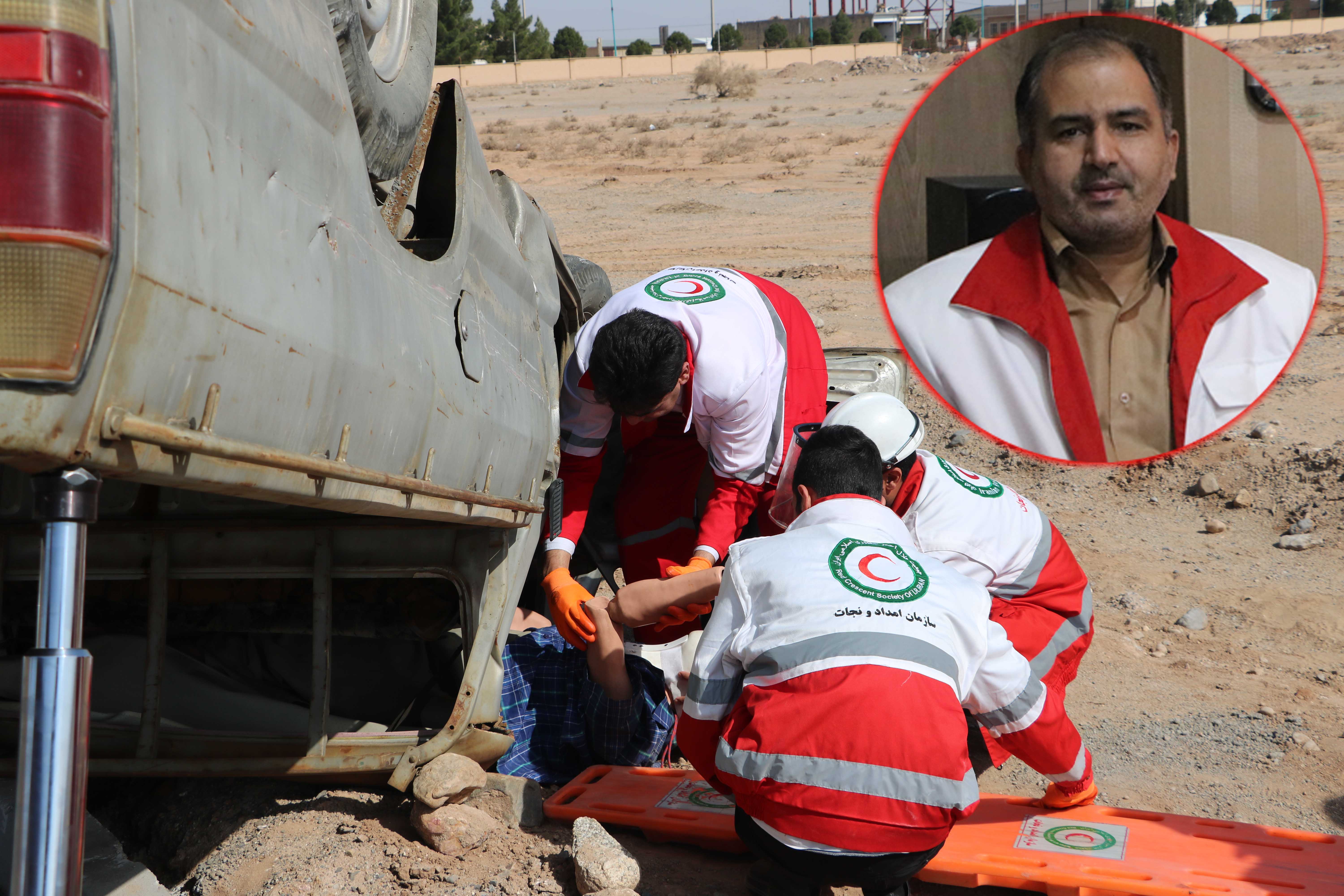 58 عملیات امداد و نجات هلال احمر استان یزد در دو ماه گذشته 