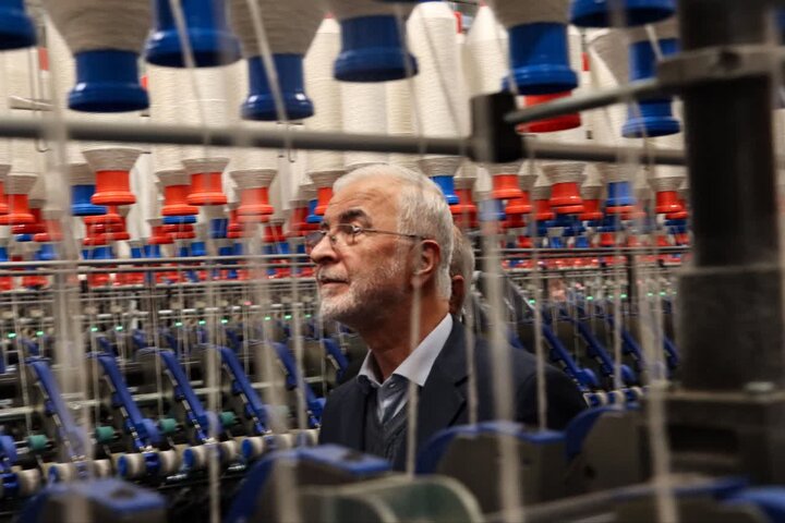 گشایش کارخانه بزرگ ریسندگی یزد با حضور وزیر کشور گشایش کارخانه بزرگ ریسندگی یزد با حضور وزیر کشور