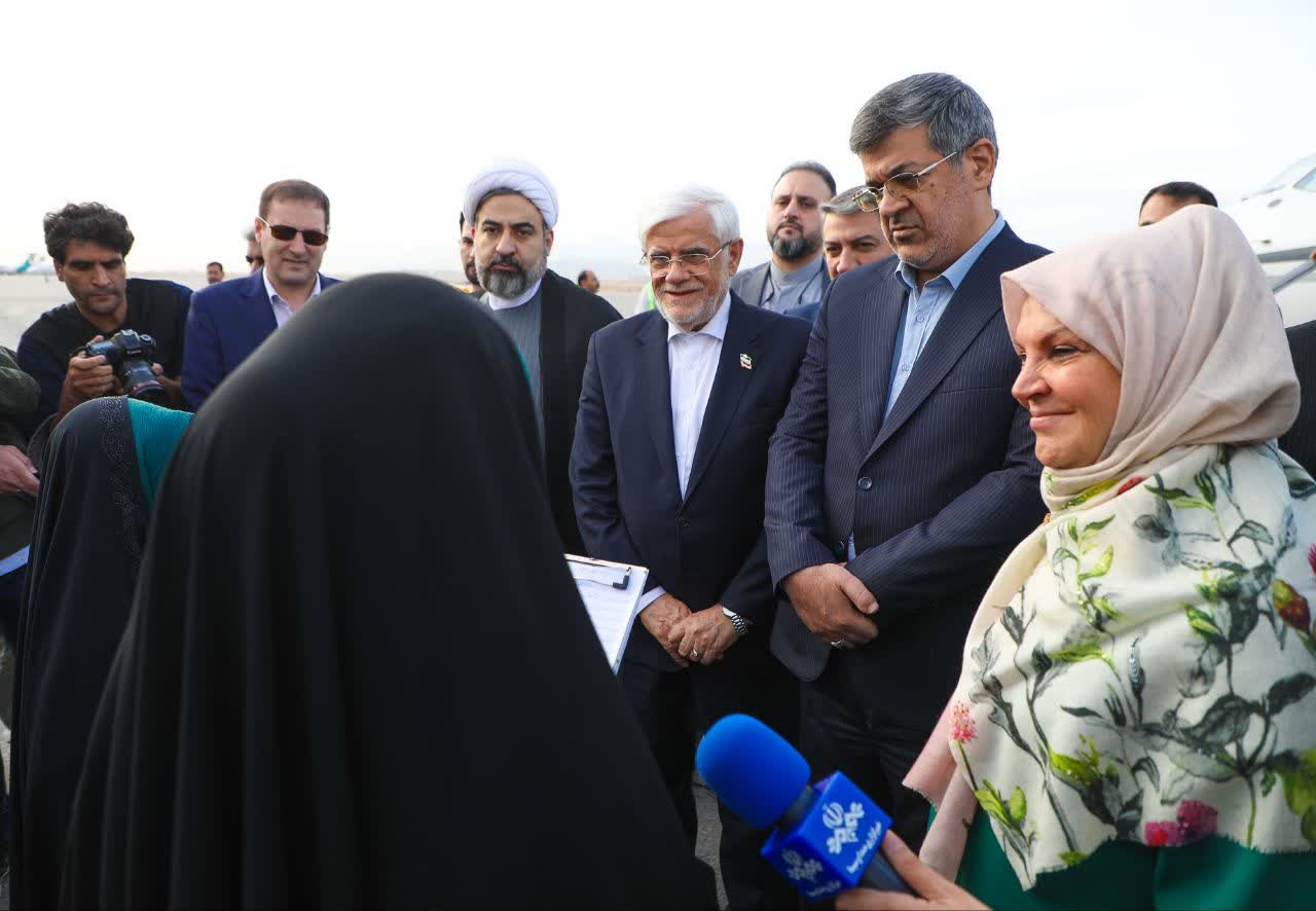 معاون اول رئیس جمهور وارد یزد شد