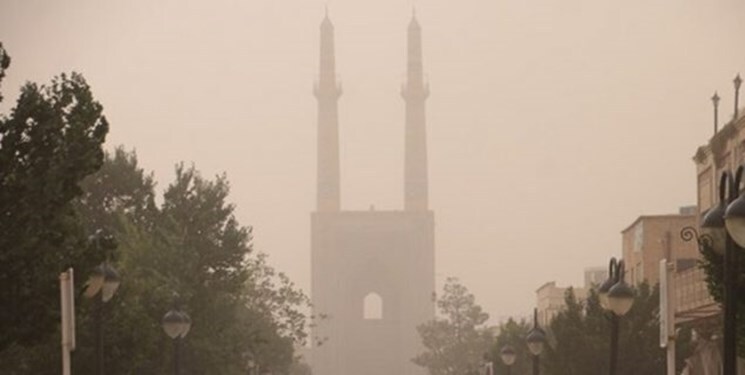 وزش باد شدید و گرد و غبار در استان یزد
