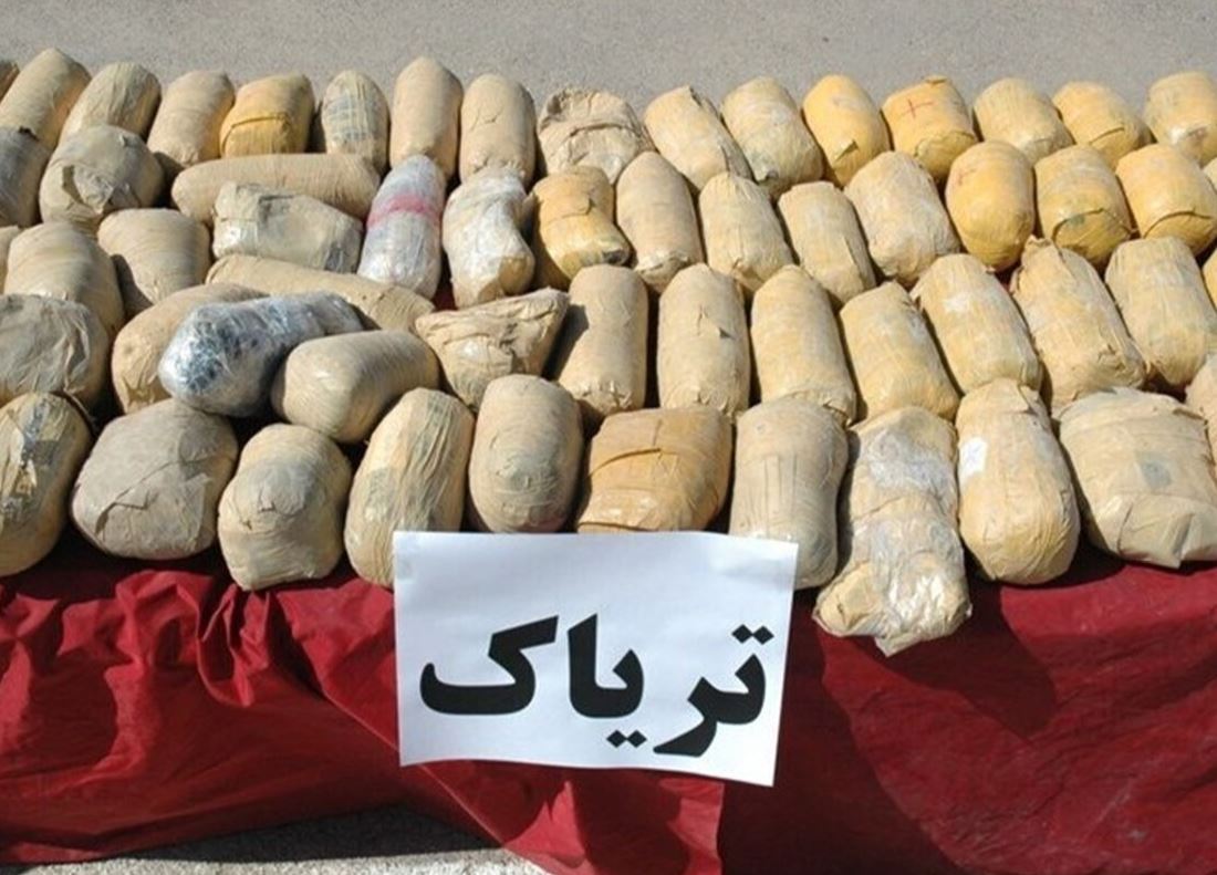توقف کامیونت حامل تریاک در یزد