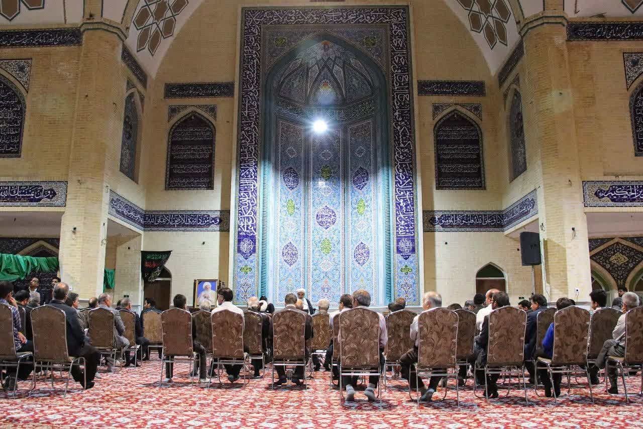 افتتاح طرح توسعه مسجد راستان یزد