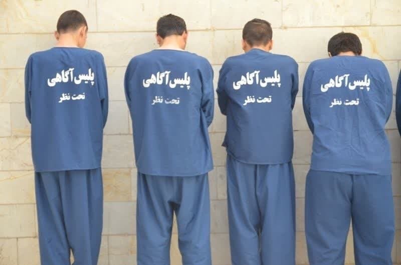 انهدام باند سرقت‌های خشن و مسلحانه در اردکان