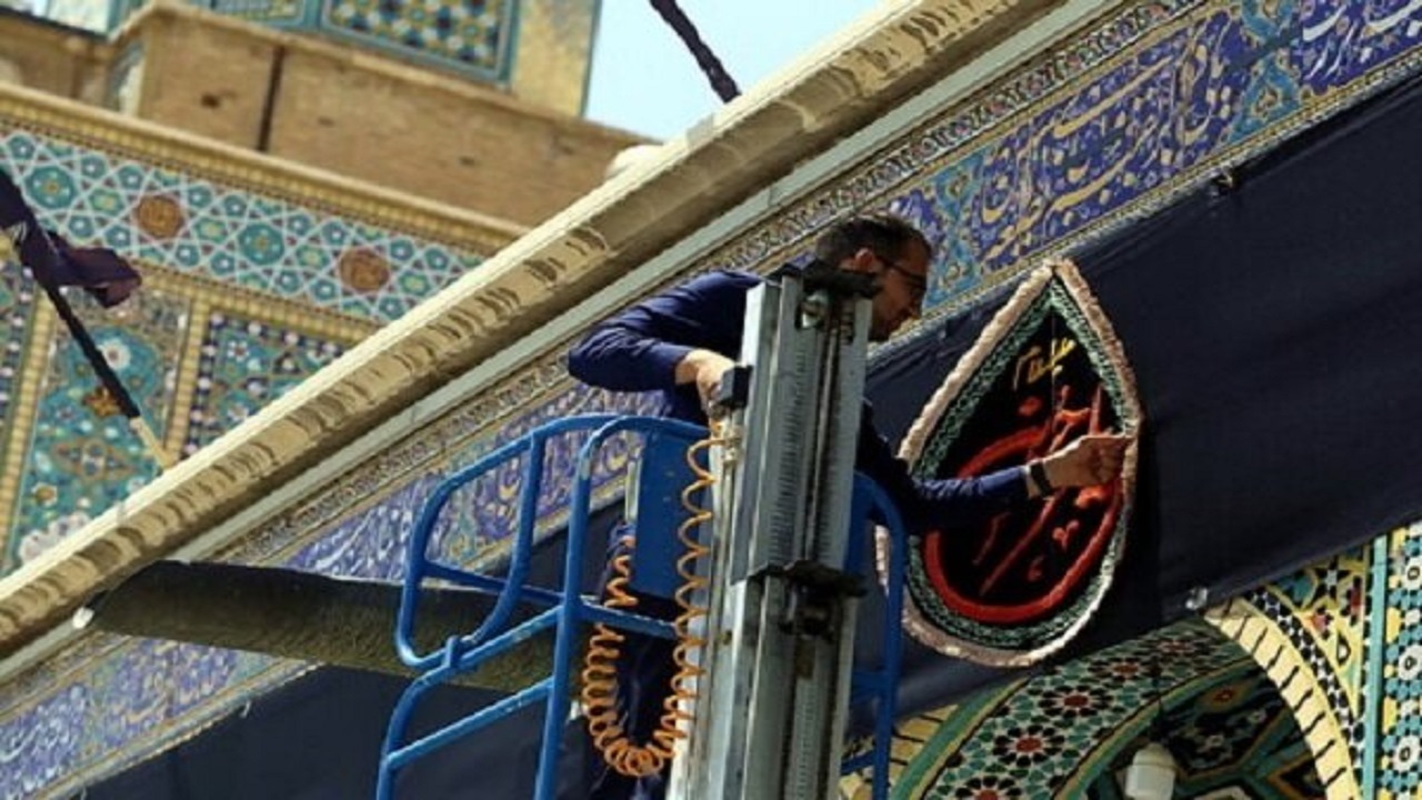 حسینیه ایران بوی محرم گرفت