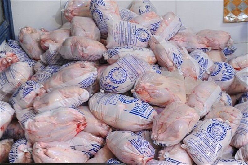 ۳.۵ تن گوشت مرغ قاچاق در یزد کشف شد