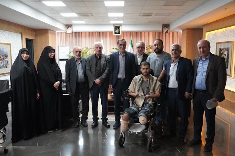 دستور فوری رئیس بنیاد شهید درباره جانباز غیور جنگ + عکس