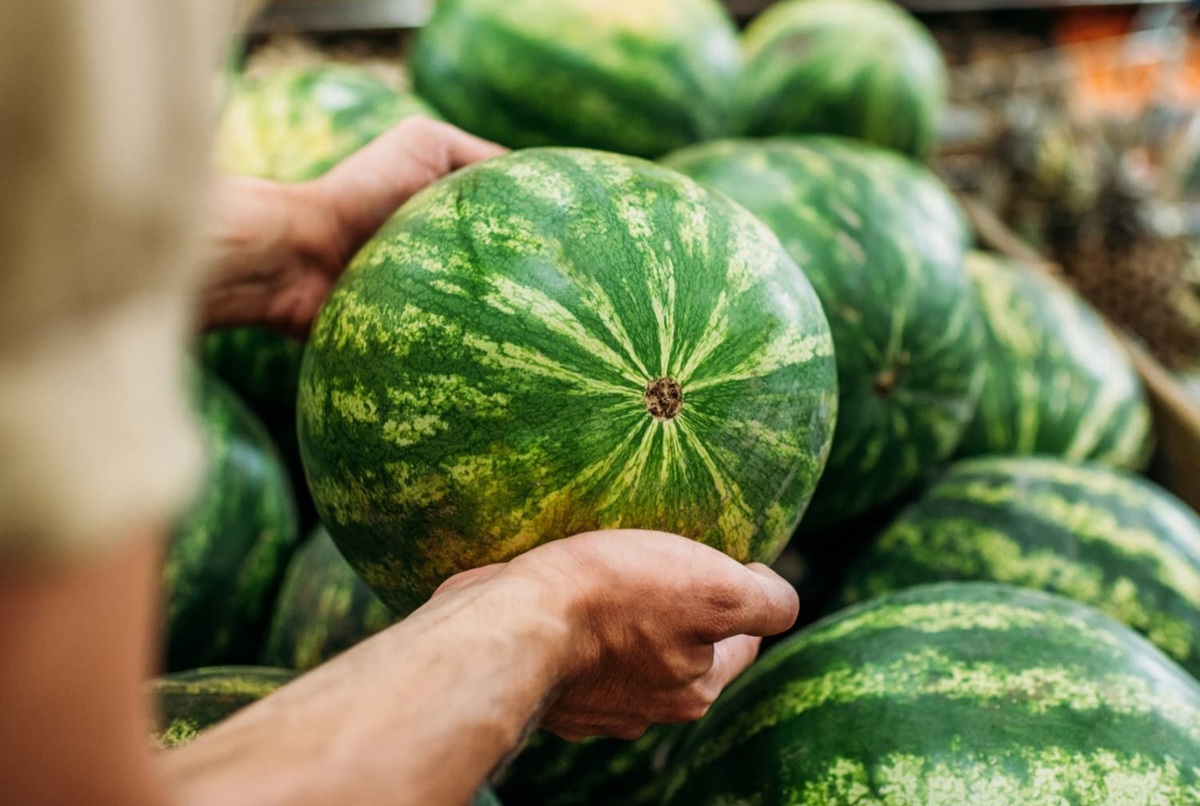 فیلم| مهارت فوق‌العاده یک کارگر در گرفتن هندوانه