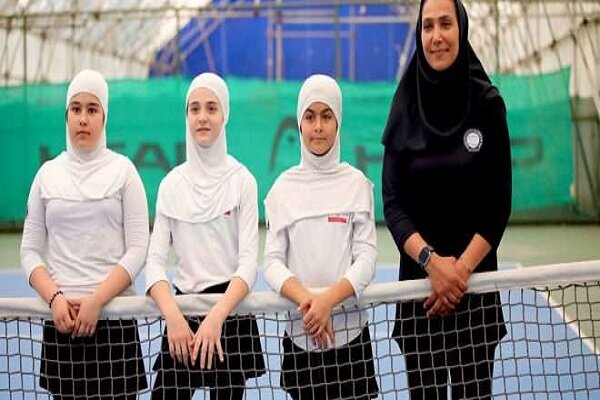 دختران تنیس کمتر از ۱۲ سال ایران قهرمان غرب آسیا شدند