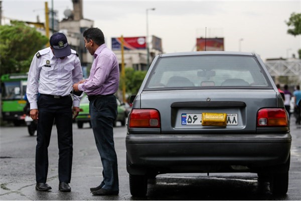 برخورد پلیس با خودرو‌های پلاک مخدوش در یزد