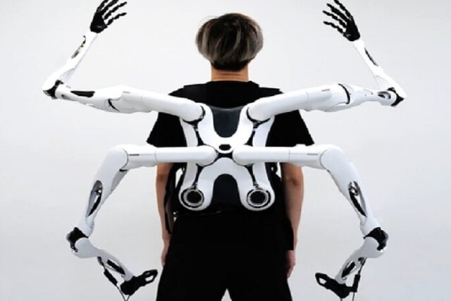 بازوهای رباتیک برای تبدیل کردن انسان به سایبورگ!