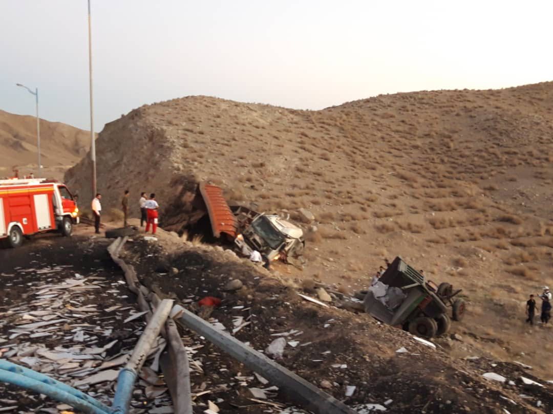 حادثه مرگبار در گردنه علی آباد تفت