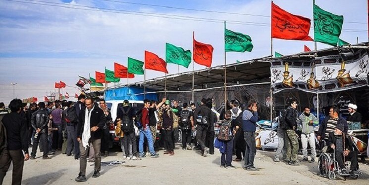 ساخت موکب یزدی‌ها در مسیر کربلا