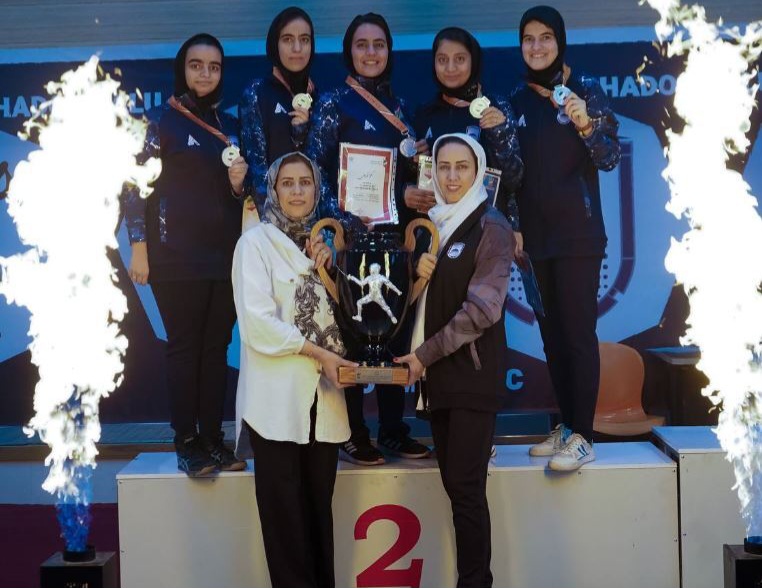 نایب قهرمانی بانوان شمشیرباز چادرملو اردکان در لیگ برتر
