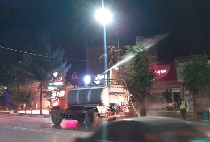 آغاز سمپاشی وآفت زدایی فضای سبز سطح شهر