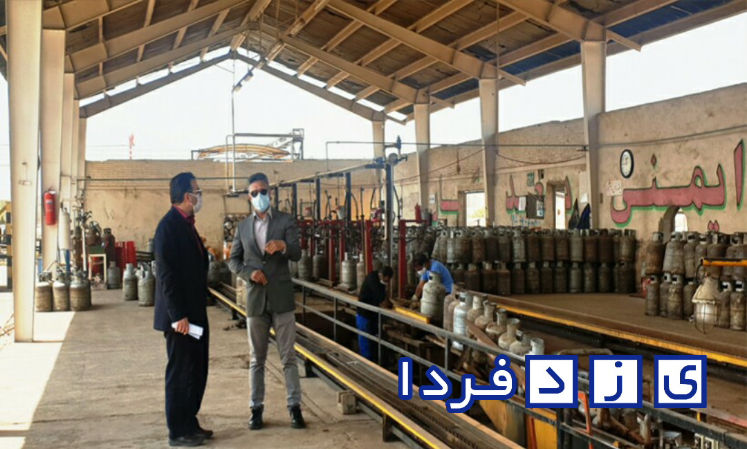 مدیر شرکت ملی پخش منطقه یزد از تاسیسات گاز مایع استان بازدید کرد
