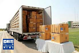 کامیون با محموله 14 میلیاردی قاچاق در شهید "مدنی" توقیف شد 