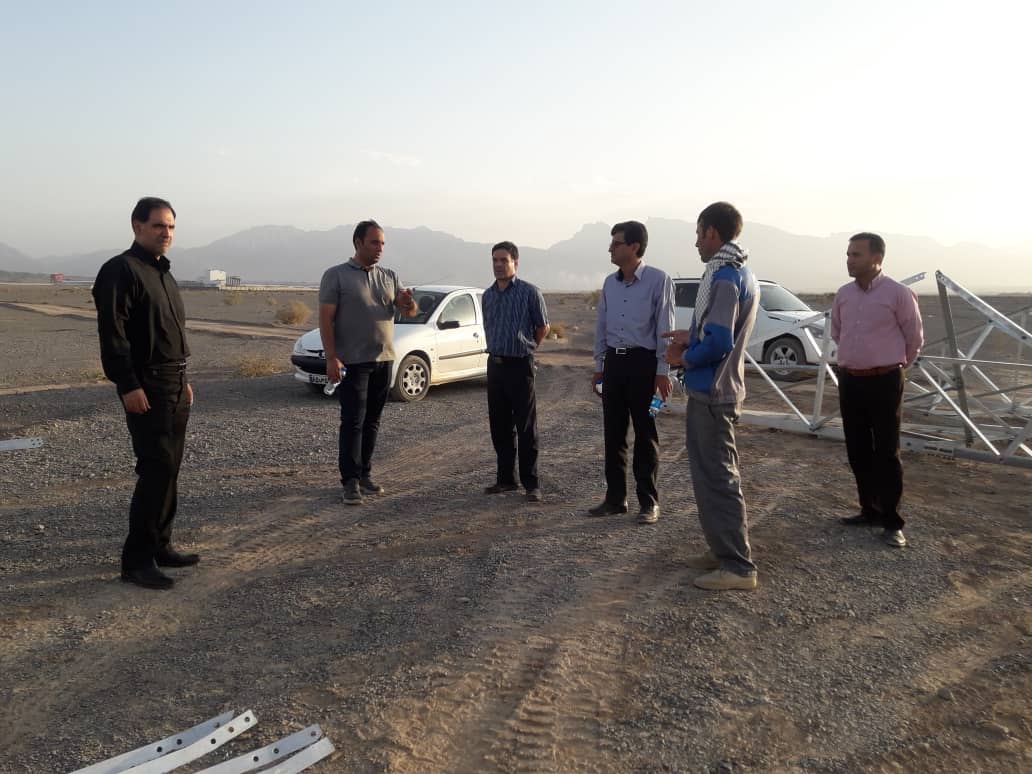 بازدید مدیرعامل برق منطقه‌ای یزد از پروژه‌های شهرستان مهریز
