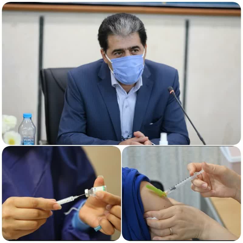 واکسیناسیون پرسنل اداره کل نوسازی، توسعه و تجهیز مدارس یزد انجام شد