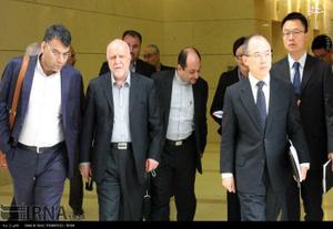 حضور نخبه طبسی در دیدار هیات عالی رتبه نفتی ایران با مسئولان انرژی چین
