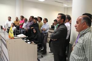 گزارش تصویری :آموزش رانندگان تاکسی در مرکز کنترل ترافیک شهرداری یزد 