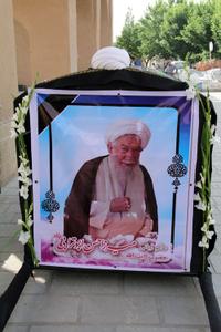 تصاویری از مراسم تشییع و ترحیم آیت الله ابوترابی/ودارع مردم استان  با آیت الله ابوترابی 