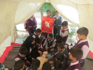 برگزاری کارگاه آموزشی امداد و کمکهای اولیه ویژه اعضا کانون دانش آموزی هلال احمر مدارس بهاباد