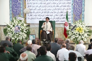 مراسم ترحیم حجت الاسلام سلیمانی در بافق برگزار شد