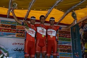 همه مدالهای مرحله چهارم تور آذربایجان در تصاحب رکابزنان پیشگامان