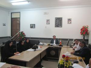 جلسه شوراي بهداشت بخش زارچ