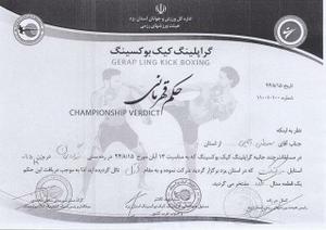 مصطفی رحیمی فرزند همکار آقای ناصر رحیمی در مسابقات کشوری موفق به کسب مدال طلا شد