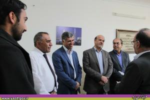 بازدید فرماندار یزد از دفتر نمایندگی موقت صدور ویزای زائرین اربعین در استان