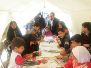 اردوی جهادی سلامت و توانمند سازی آموزشی در روستای اله آباد زارچ +تصاویر