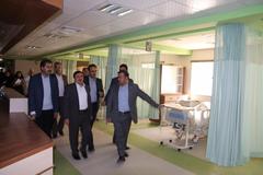 معاون درمان وزارت بهداشت به منظور پایش و ارزیابی اجرای طرح تحول,وارد یزد شد 