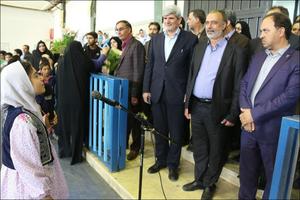 حضور رئیس سازمان سما در صبحگاه مشترک 1100 نفر دانش‌آموز یزدی