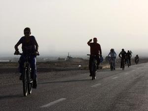 مسابقه دوچرخه سواری به مناسبت هفته محیط زیست