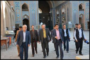 بازدید رئیس خبرگزاری صدا و سیما از بافت تاریخی شهر یزد