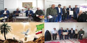 تکریم و تجدید میثاق با خانواده شهدا و ایثارگران شهرستان بافق