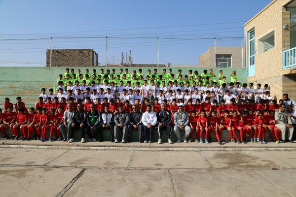 نرمش صبحگاهی دانش آموزان بافقی برگزار شد