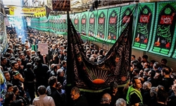 امسال 31 هیئت عزاداری به مناسبت اربعین حسینی  در مسجد جامع یزد عزاداری کردند 