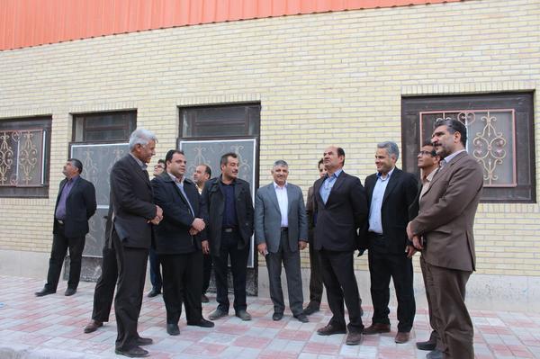 بازدید رئیس سازمان جهاد کشاورزی یزد از کشتارگاه صنعتی مهریز