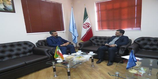 نشست مدیر کل آموزش فنی و حرفه ای استان یزد با مدیر کل صندوق بازنشستگی استان