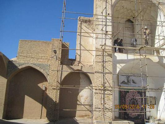 مرمت بنایی ارزشمند در شهر تاریخی یزد