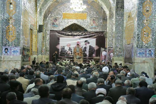 مراسم بزرگداشت ارتحال آیت الله هاشمی رفسنجانی در شهرستان بافق برگزار شد+ تصاویر
