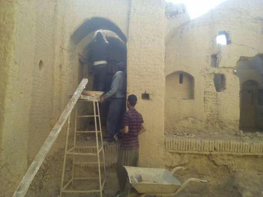 خانه گلشن شهرستان بهاباد مرمت می شود