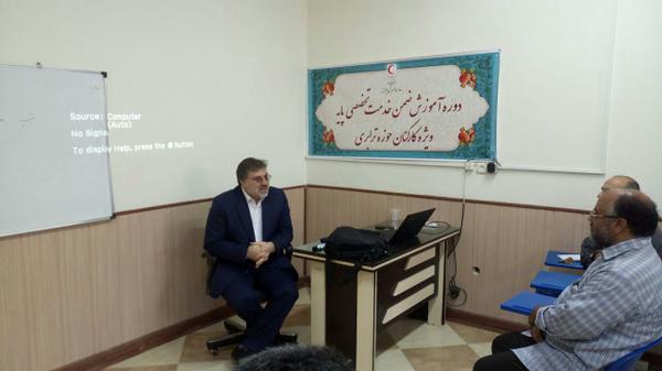 برگزاری دوره ضمن خدمت  تخصصی پایه ترابری درجمعیت هلال احمر استان یزد