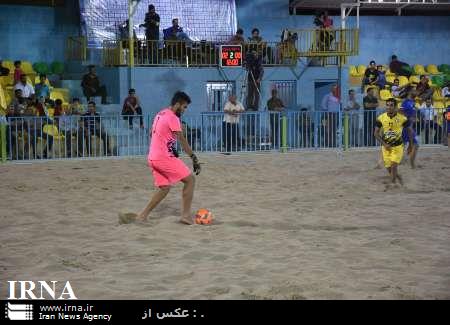  تیم فوتبال ساحلی گلساپوش یزد، شهرداری تبریز را شکست داد