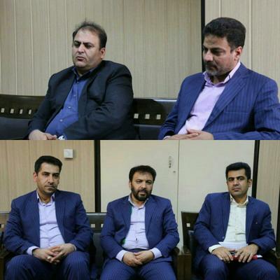 دیدار مدیر بانک مهر اقتصاد استان یزد با فرماندار بافق
