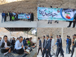 به مناسبت هفته گرامیداشت پدافند غیر عامل برگزاری شد : همایش پیاده روی  کارکنان اداره کل آموزش فنی و حرفه ای استان یزد  
