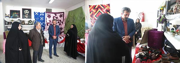 بازدید مدیرکل آموزش فنی وحرفه ای استان یزد از نمایشگاه دستاوردهای کارآموزان مرکزآموزش فنی و حرفه ای خواهران