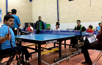 برگزاری مسابقات تنیس روی میز جانبازان و معلولین استان یزد